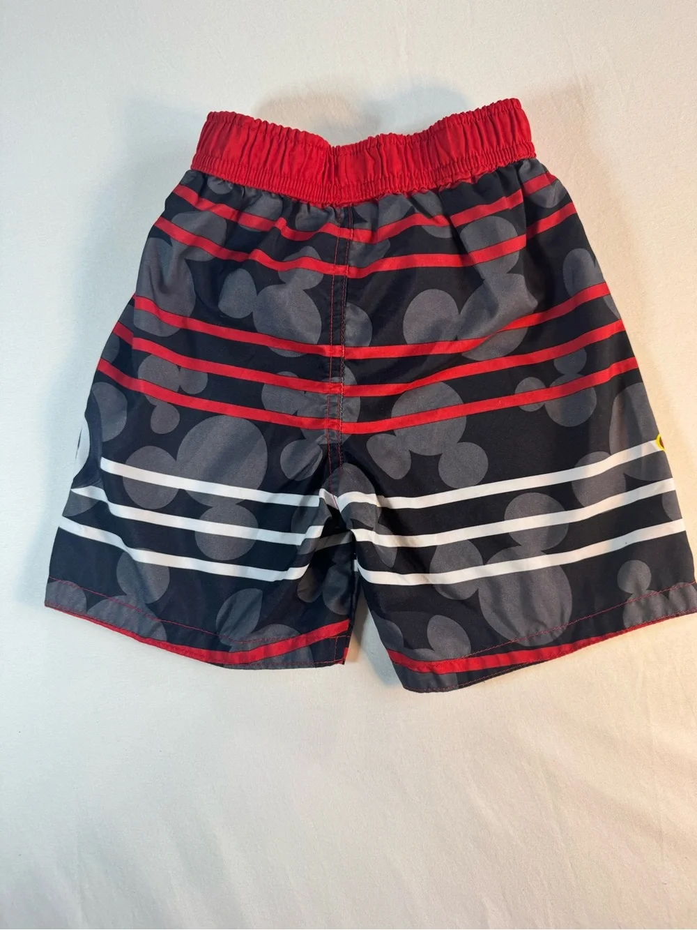 Disney Mickey and the Roadster Racers Toddler Swim Trunks Size 2T Black Red